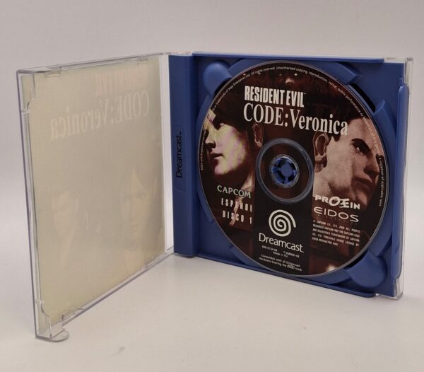 15 u505560 3 VIDEOJUEGO DREAMCAST RESIDENT EVIL CODE: VERONICA + MANUAL