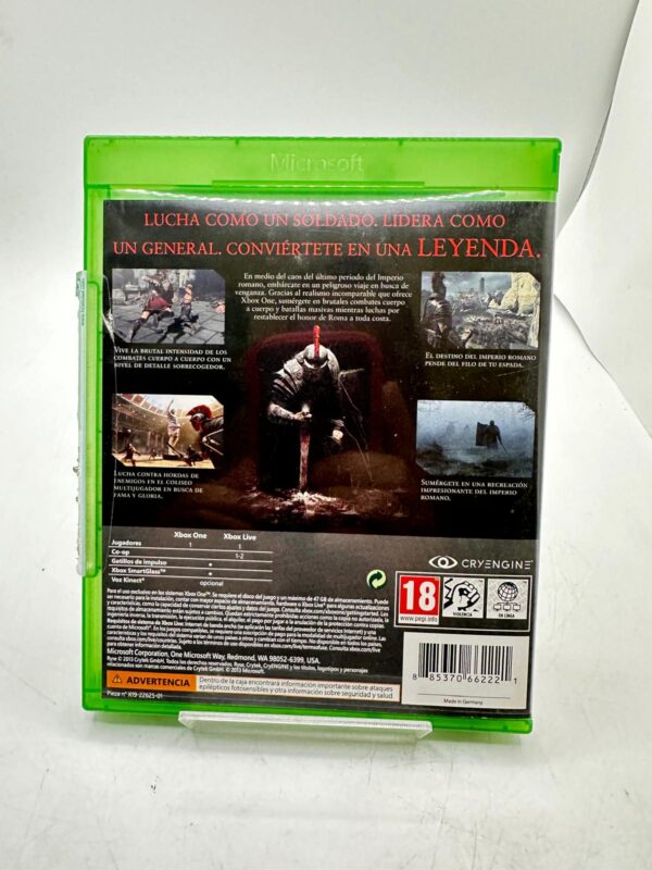 366089 1 VIDEOJUEGO XBOX ONE RYSE