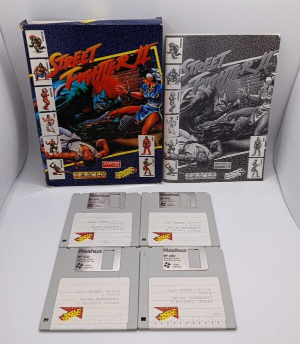 422643 3 VIDEOJUEGO AMIGA COMMODORE STREET FIGHTHER II EN CAJA