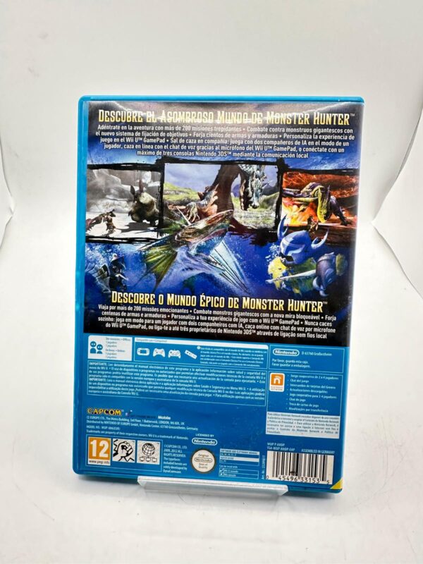 437711 1 JUEGO MONSTER HUNTER 3 ULTIMADE WII U