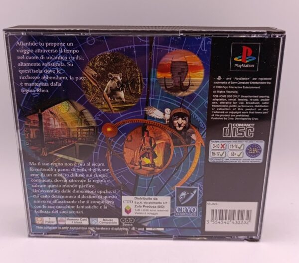 447992 2 VIDEOJUEGO PS1 ATLANTIS