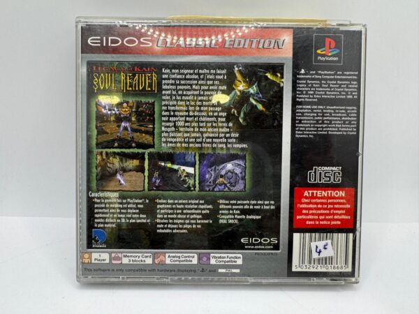 448000 2 VIDEOJUEGO PS1 SOUL REAVER LEGACY OF KAIN ( CAJA ROTA)