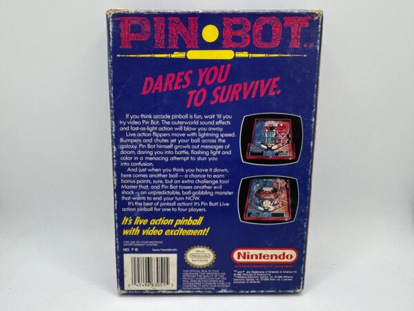 455552 2 VIDEOJUEGO NINTENDO NESS PINBOT EN CAJA