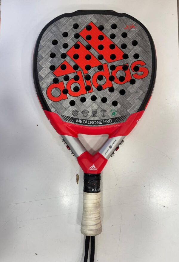 458958 2 PALA DE PADEL ADIDAS METALBONE HRD + LLAVE + FUNDA