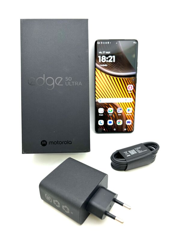 474072 6 MOVIL MOTOROLA EDGE 50 ULTRA 16GB 1TB GRIS + CAJA + ACC *A ESTRENAR*