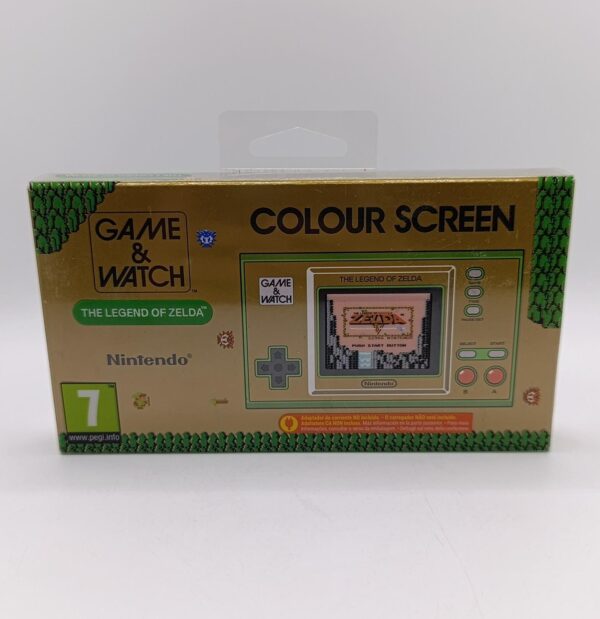 477284 1 CONSOLA NINTENDO GAME WATCH COLOUR SCREEM THE LEGEND OF ZELDA + CAJA