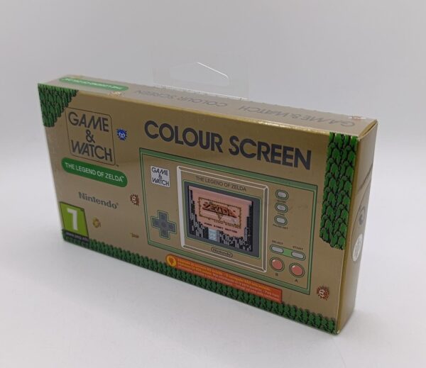 477284 2 CONSOLA NINTENDO GAME WATCH COLOUR SCREEM THE LEGEND OF ZELDA + CAJA