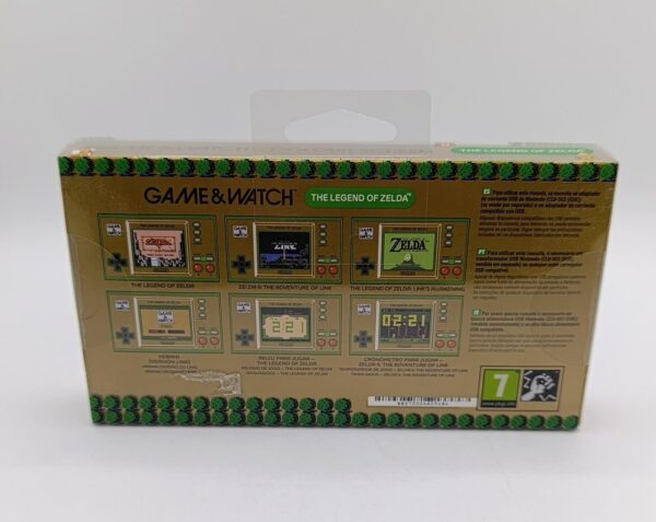 477284 3 CONSOLA NINTENDO GAME WATCH COLOUR SCREEM THE LEGEND OF ZELDA + CAJA