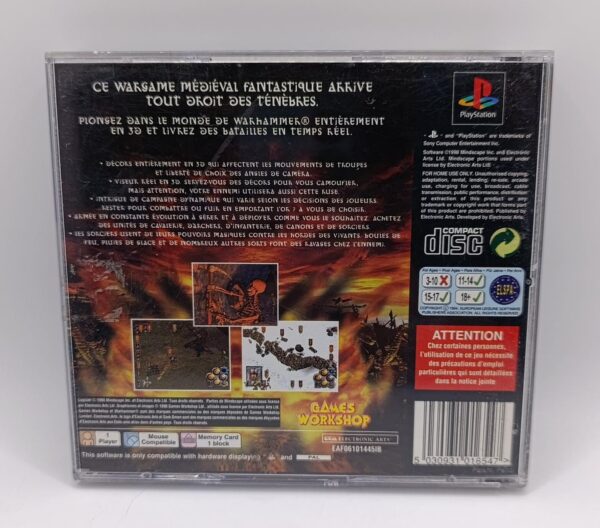 477285 3 VIDEOJUEGO PS1 WARHAMMER DARK OMEN