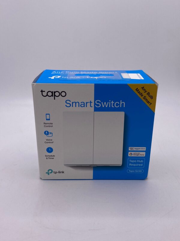 479476 3 INTERRUPTOR INTELIGENTE TAPO S220 BLANCO