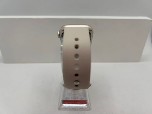 483743 5 APPLEWATCH SERIES 9 GPS ALUMINIO 41MM CORREA BLANCA + CAJA + CARGADOR (ARAÑAZO EN CRISTAL)