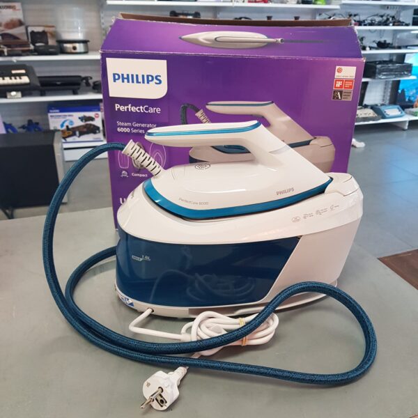 485402 1 CENTRO DE PLANCHADO PHILIPS PERFECT CARE 6000 1,8L 2400W 6,5 BARES + CAJA