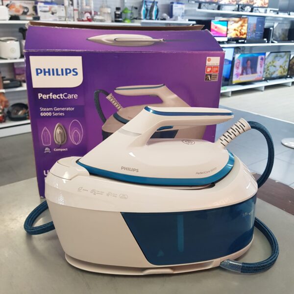 485402 2 CENTRO DE PLANCHADO PHILIPS PERFECT CARE 6000 1,8L 2400W 6,5 BARES + CAJA