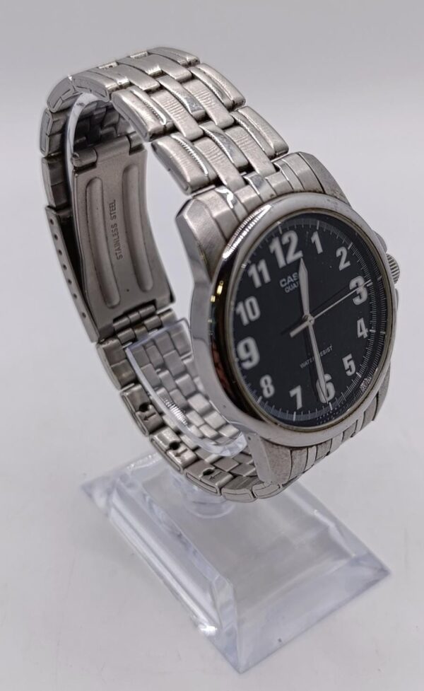 486528 3 RELOJ PULSERA CASIO MTP1260 CORREA ACERO/ ESFERA NEGRA