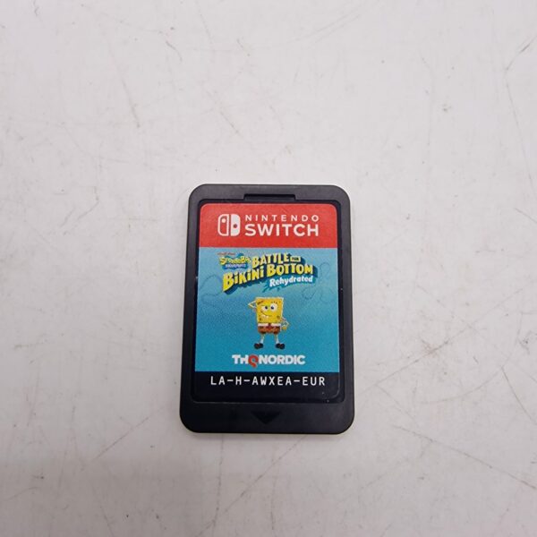 491272 1 JUEGO NINTENDO SWITCH BOB ESPONJA BATTLE FOR BIKINI BOTTOM REHUDRATED