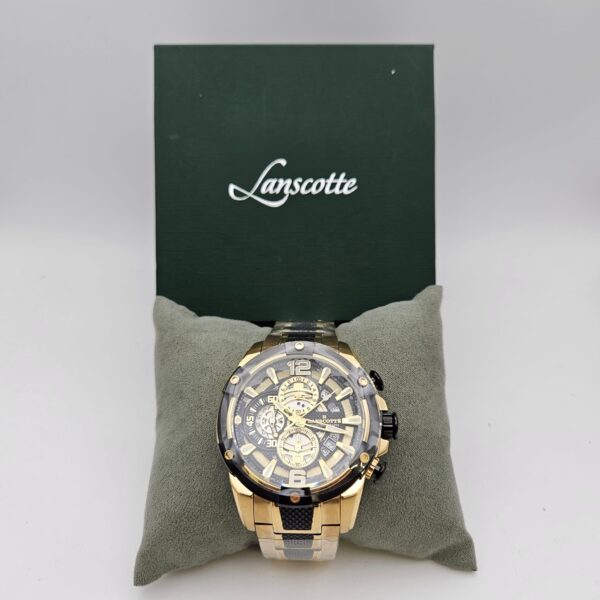 496163 2 RELOJ CABALLERO LANSCOTTE 152233 + CAJA