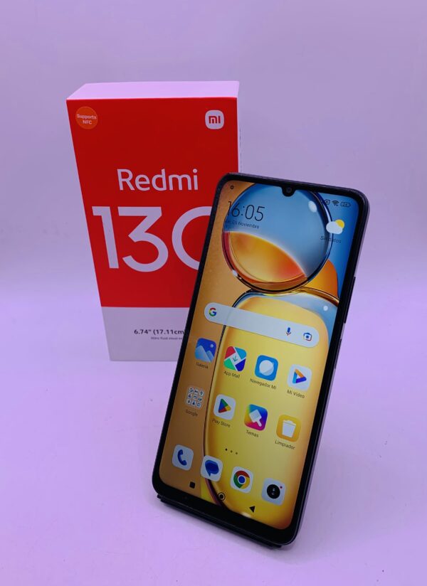 496356 scaled MOVIL REDMI 13C 128GB/4GB+CAJA Y CABLE DE CARGA