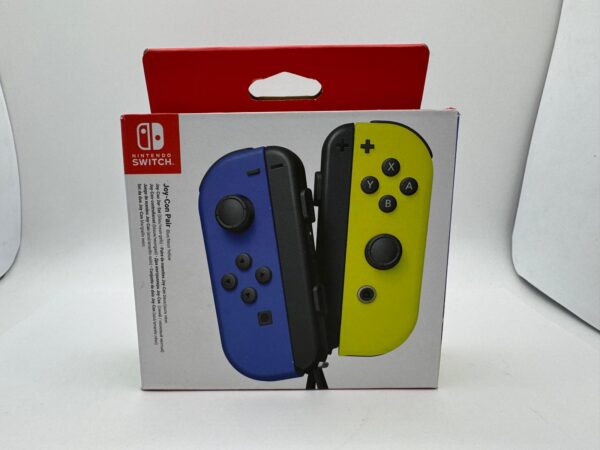 498287 1 MANDOS NINTENDO SWITCH AZUL/AMARILLO + CAJA *A ESTRENAR*