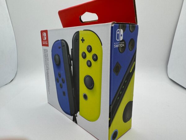 498287 4 MANDOS NINTENDO SWITCH AZUL/AMARILLO + CAJA *A ESTRENAR*