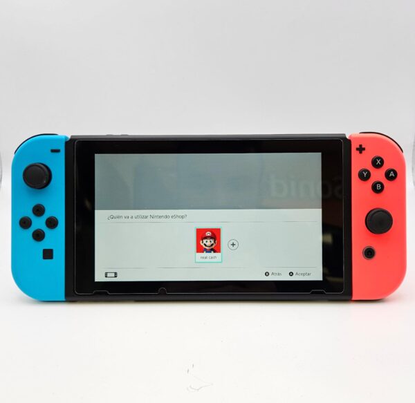 498973 2 CONSOLA NINTENDO SWITCH HAC001 ROJA Y AZUL