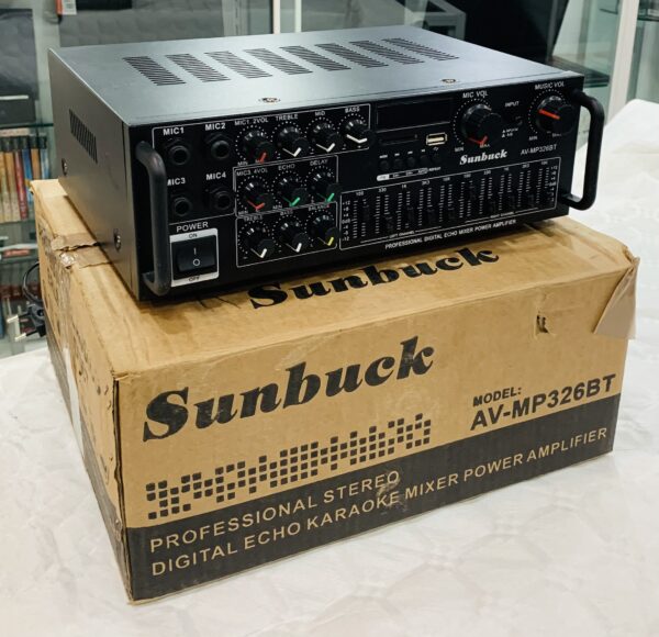 499989 AMPLIFICADOR SUNBUCK AV-MP326BT+ CAJA *A ESTRENAR*