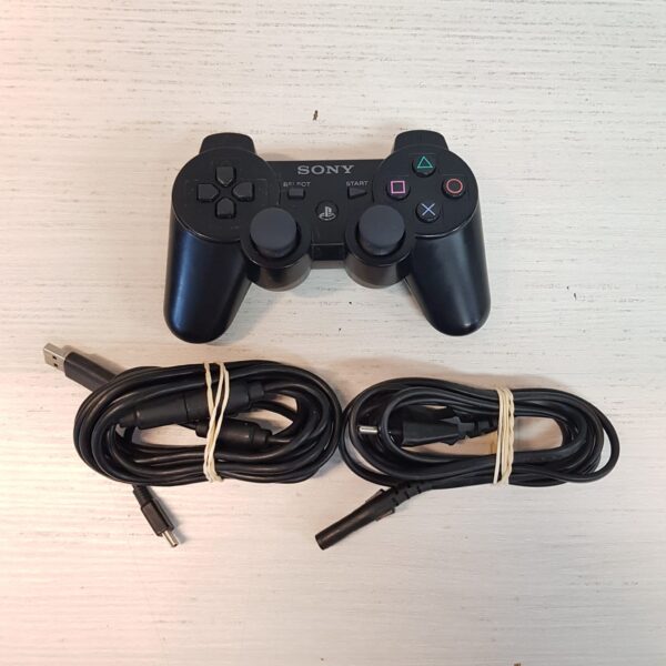 504578 1 CONSOLA PLAYSTATION 3 SLIM 120GB + MANDO + CABLES