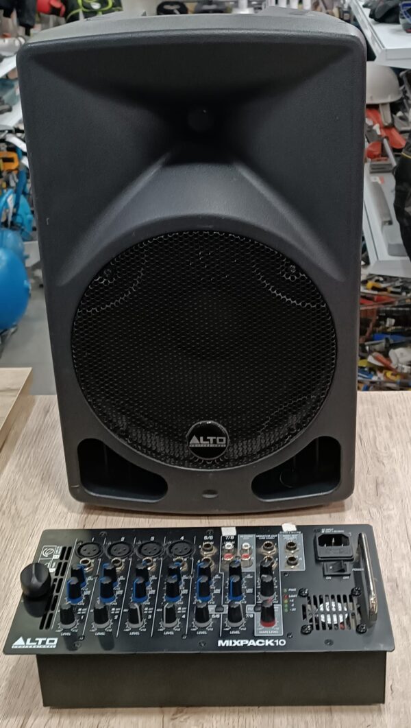 504615 6 ALTAVOZ PROFESIONAL ALTO MIXPACK 10 CON MEZCLADOR 8 CANALES