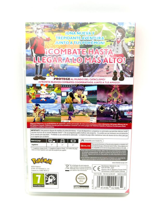 504930 2 JUEGO INTENDO SWITCH POKEMON ESCUDO