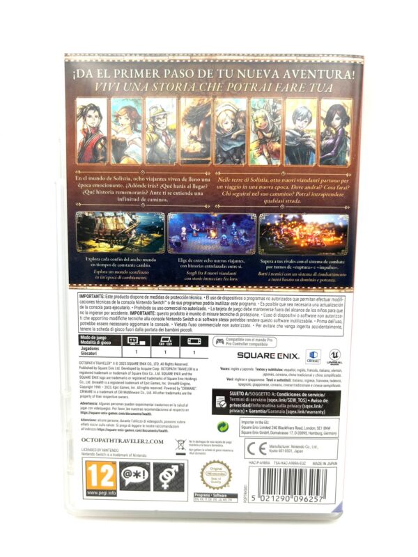 504934 3 JUEGO NINTENDO SWITCH OCTOPATH TRAVELER II