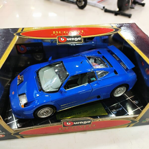 505003 2 scaled COPCHE DE COLECCION BURAGO 3035 BUGATTI EB 110 1991 1/18