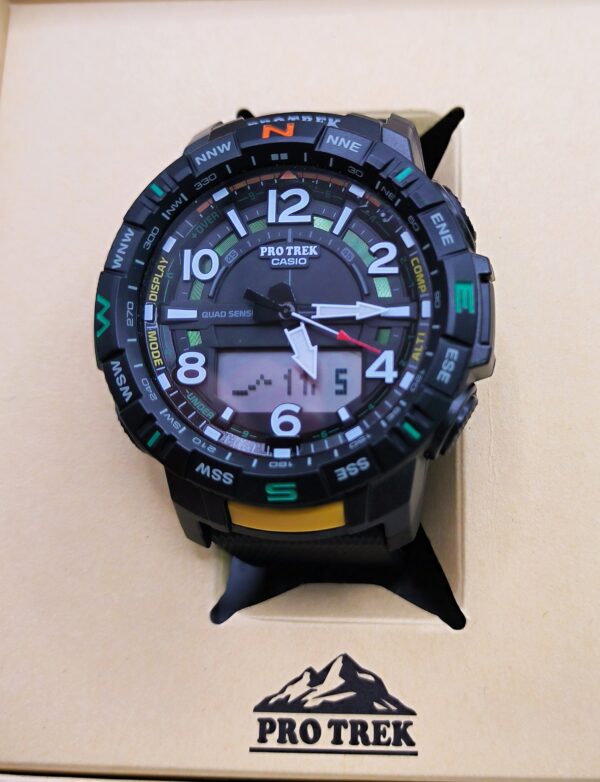 505311 5 scaled RELOJ CASIO PRO TREK CASIO PRO PRT-B50 + CAJA + PAPELES