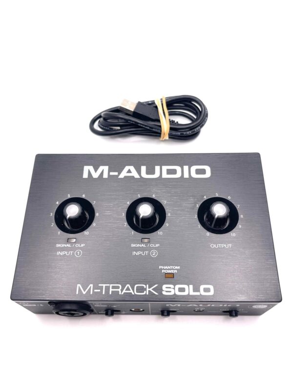 505372 1 INTERFACE DE AUDIO M-AUDIO M-TRACK SOLO + CABLE USB