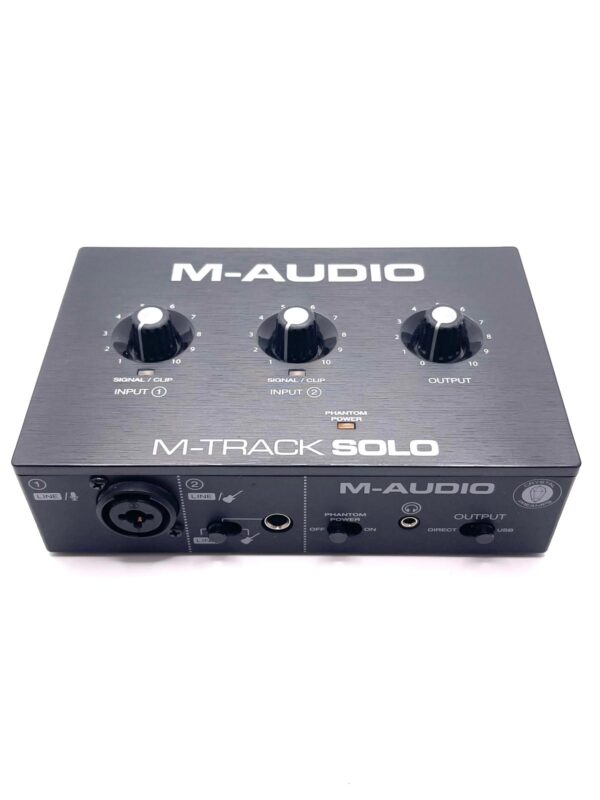 505372 2 INTERFACE DE AUDIO M-AUDIO M-TRACK SOLO + CABLE USB