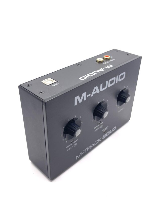 505372 3 INTERFACE DE AUDIO M-AUDIO M-TRACK SOLO + CABLE USB