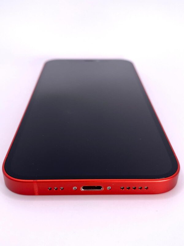 505404 6 MOVIL IPHONE 12 128GB ROJO SALUD BATERIA 87% + CAJA