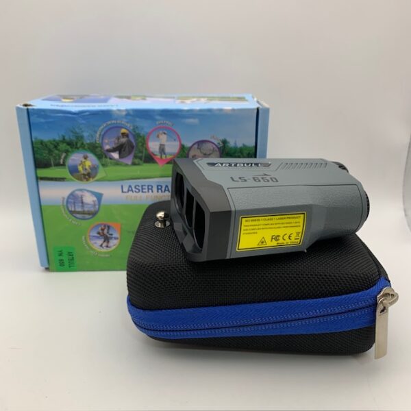 505439 2 MEDIDOR LASER RANGEFINDER + ESTUCHE + CAJA