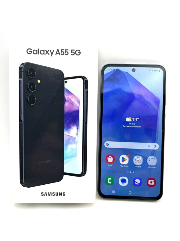 505779 2 MOVIL SAMSUNG GALAXY A55 5G 8GB 128GB *A ESTRENAR* + CAJA