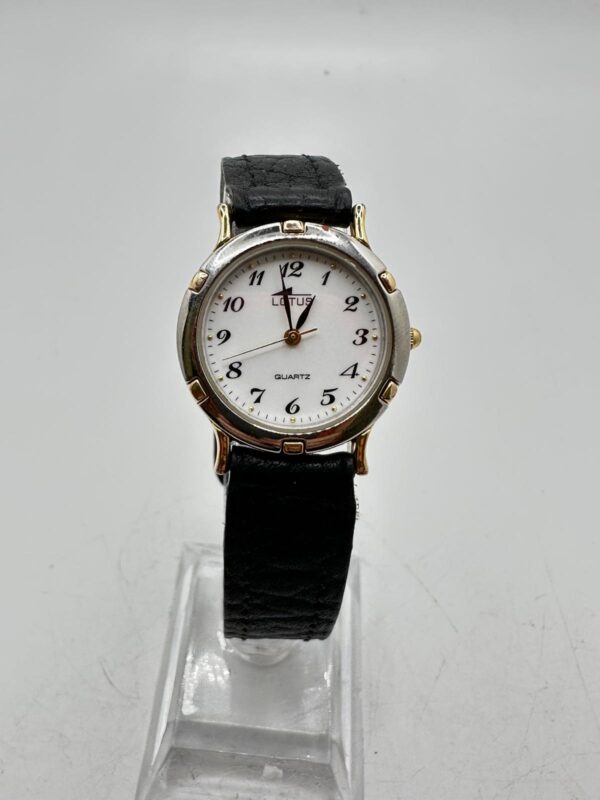 505968 2 RELOJ LOTUS 7681 ESFERA BLANCA CORREA DE PIEL