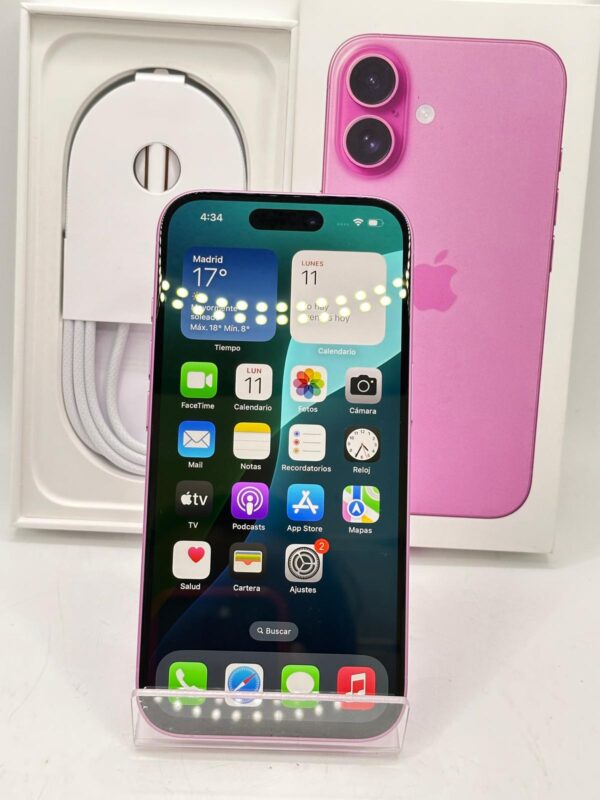 506177 6 IPHONE 16 128 GB, ROSA A ESTRENAR