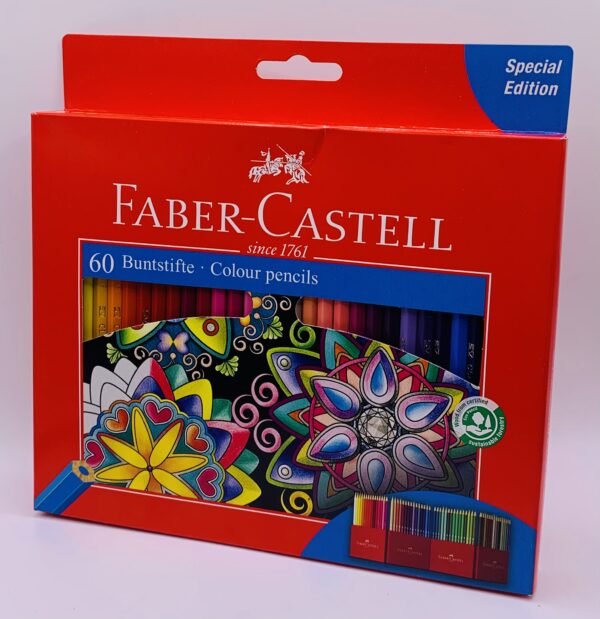 506248 ESTUCHE LAPICES DE COLORES FABER-CASTELL 60 LAPICES *A ESTRENAR*