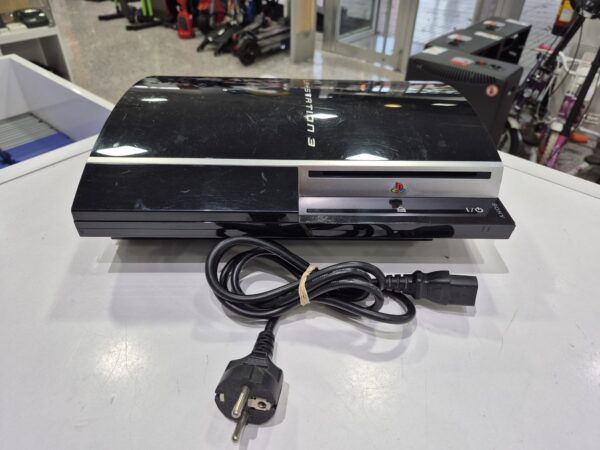 506332 2 CONSOLA SONY PS3 FAT 40GB NEGRO CON CABLE -NO INCLUYE MANDO-