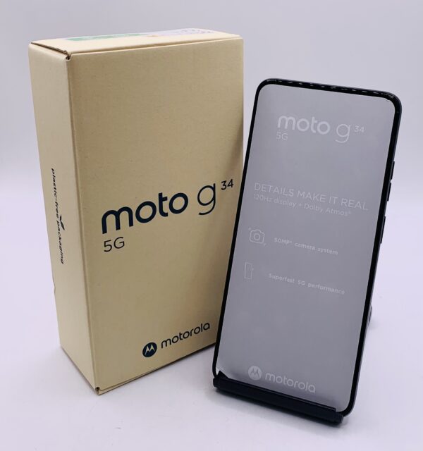 506837 4 MOVIL MOTOROLA MOTO G34 128GB/4GB + CAJA + CARGADOR *A ESTRENAR*