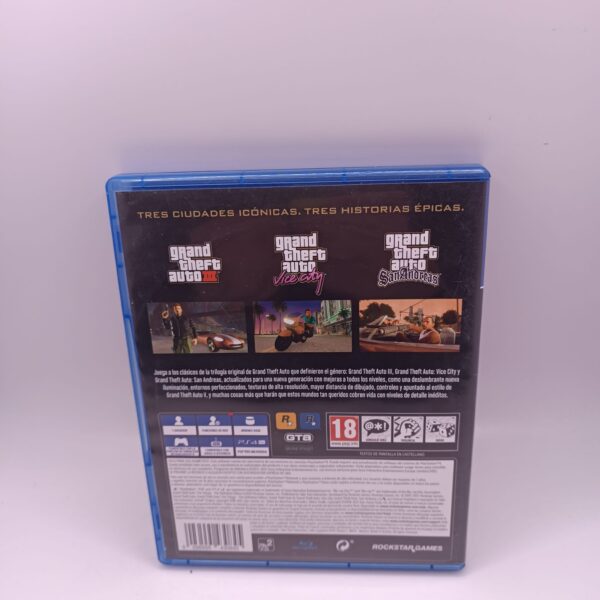 506999 2 VIDEOJUEGO PS4 GTA THE TRILOGY + CAJA