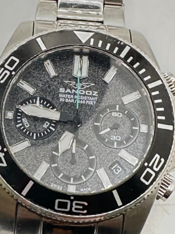 507066 2 RELOJ SANDOZ DIVER SINCE 1870 81447-57 CRONOGRAFO ACERO