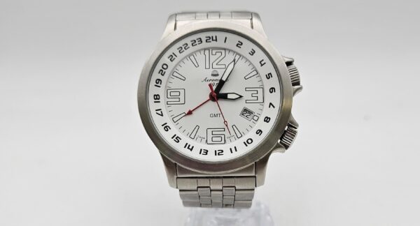 507428 1 scaled RELOJ DE CUARZO AEROMATIC 1912 GMT BLANCO LIMITED EDITION 100 UND