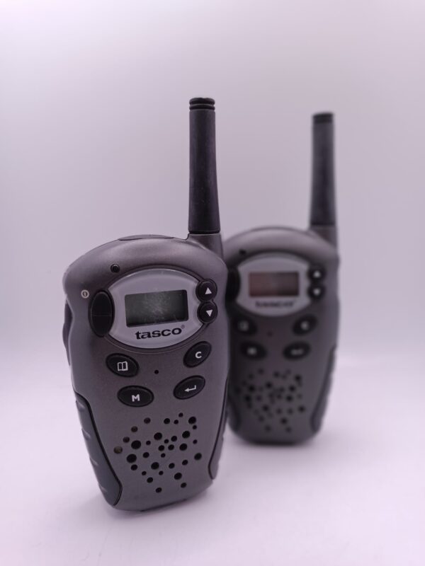 507453 2 PAREJA DE WALKIE TALKIE A PILAS TASCO MOD SP3381