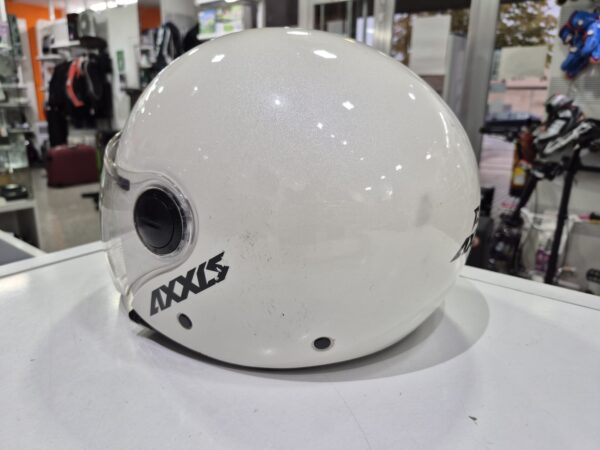 507570 2 CASCO PARA MOTO AXXIS TALLA L BLANCO