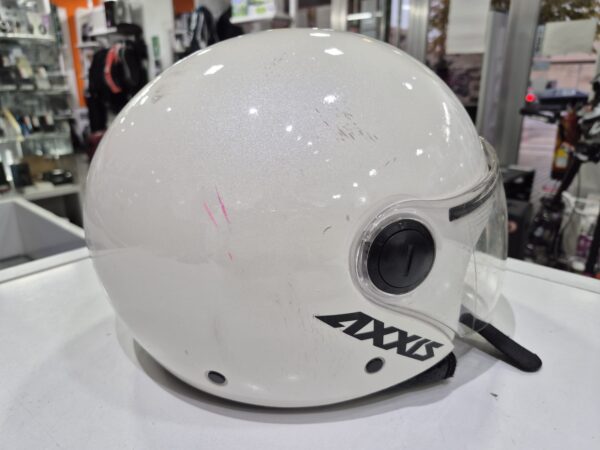 507570 4 CASCO PARA MOTO AXXIS TALLA L BLANCO