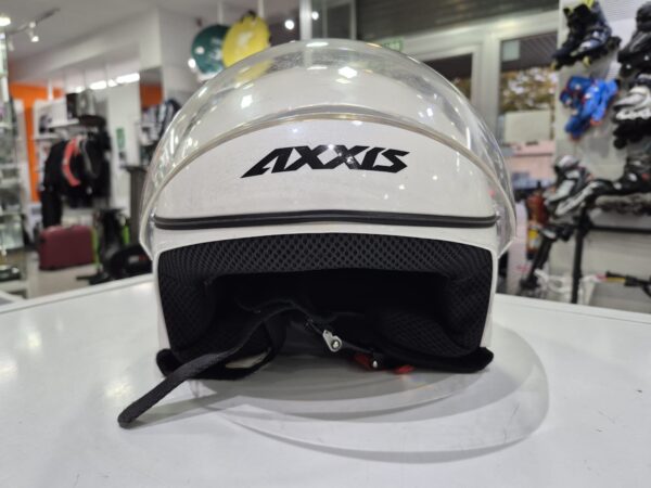 507570 5 CASCO PARA MOTO AXXIS TALLA L BLANCO