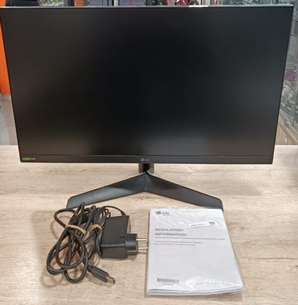 508075 2 MONITOR LG ULTRAGEAR 24GS60F-B + CAJA + FUENTE DE PODER